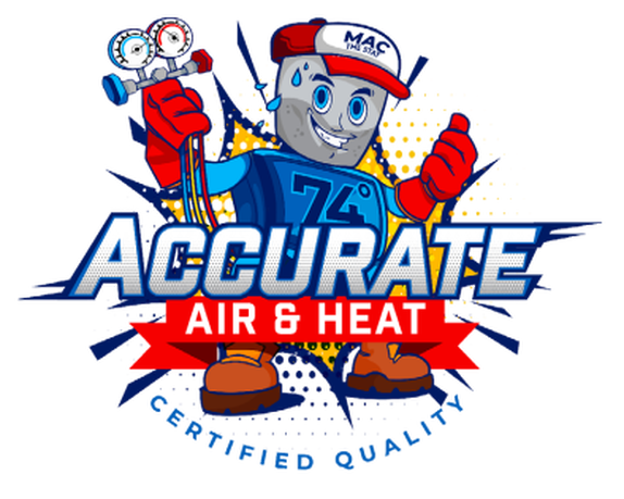 Accurate Air & Heat Logo - 24 Hour Emergency HVAC Repair in Vinton La - AC - Heating and Air Conditioning Repair